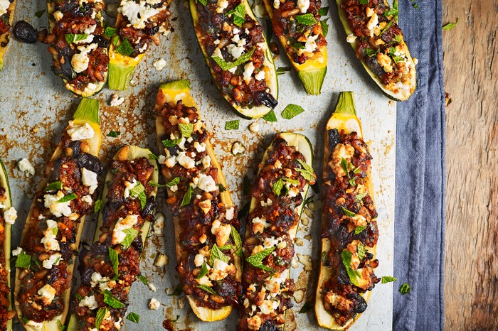 Olive_GreekLambStuffedCourgettes Greek Lamb-Stuffed Courgettes